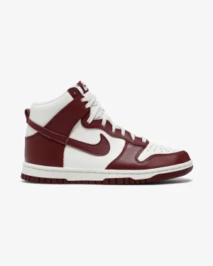 NIKE DUNK HIGH SAIL TEAM RED
