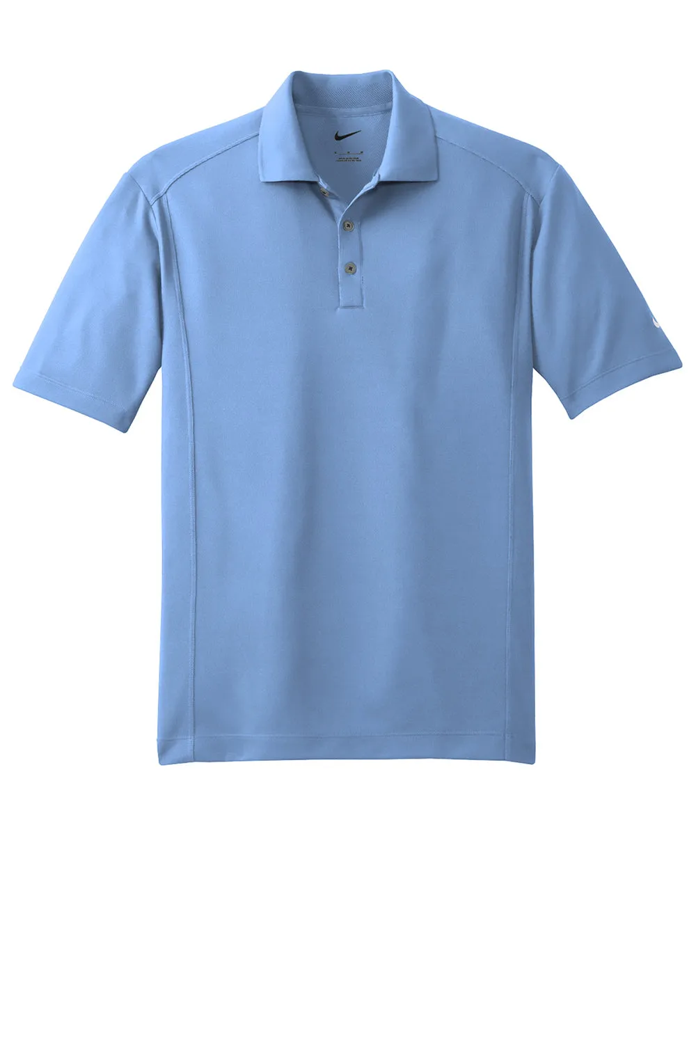 Nike Mens Classic Dri-Fit Moisture Wicking Short Sleeve Polo Shirt - Light Blue