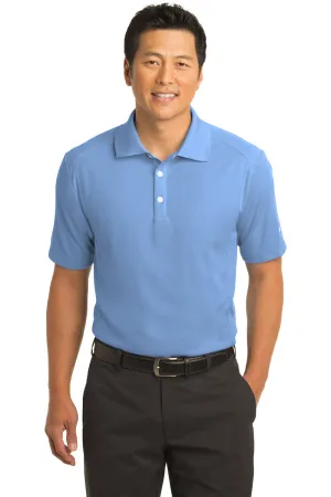 Nike Mens Classic Dri-Fit Moisture Wicking Short Sleeve Polo Shirt - Light Blue