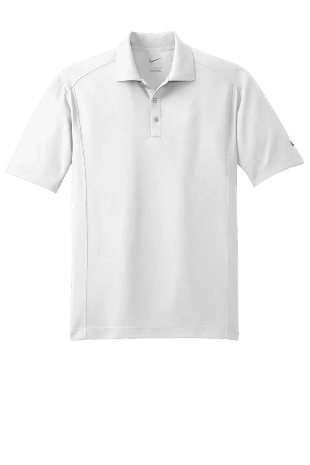 Nike Mens Classic Dri-Fit Moisture Wicking Short Sleeve Polo Shirt - White