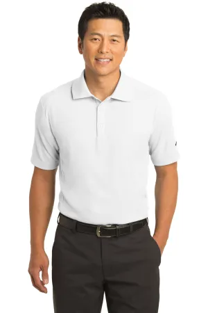 Nike Mens Classic Dri-Fit Moisture Wicking Short Sleeve Polo Shirt - White