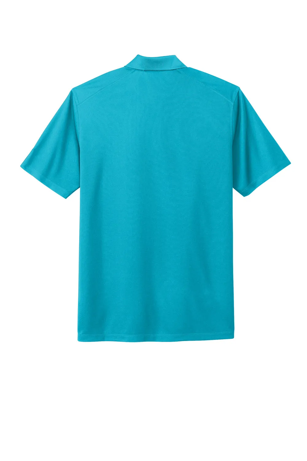 Nike Mens Dri-Fit Moisture Wicking Micro Pique 2.0 Short Sleeve Polo Shirt - Tidal Blue