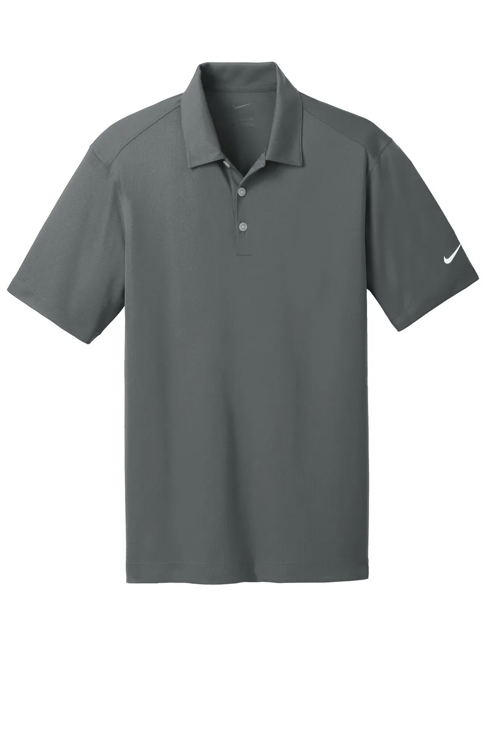 Nike Mens Dri-Fit Moisture Wicking Short Sleeve Polo Shirt - Anthracite Grey