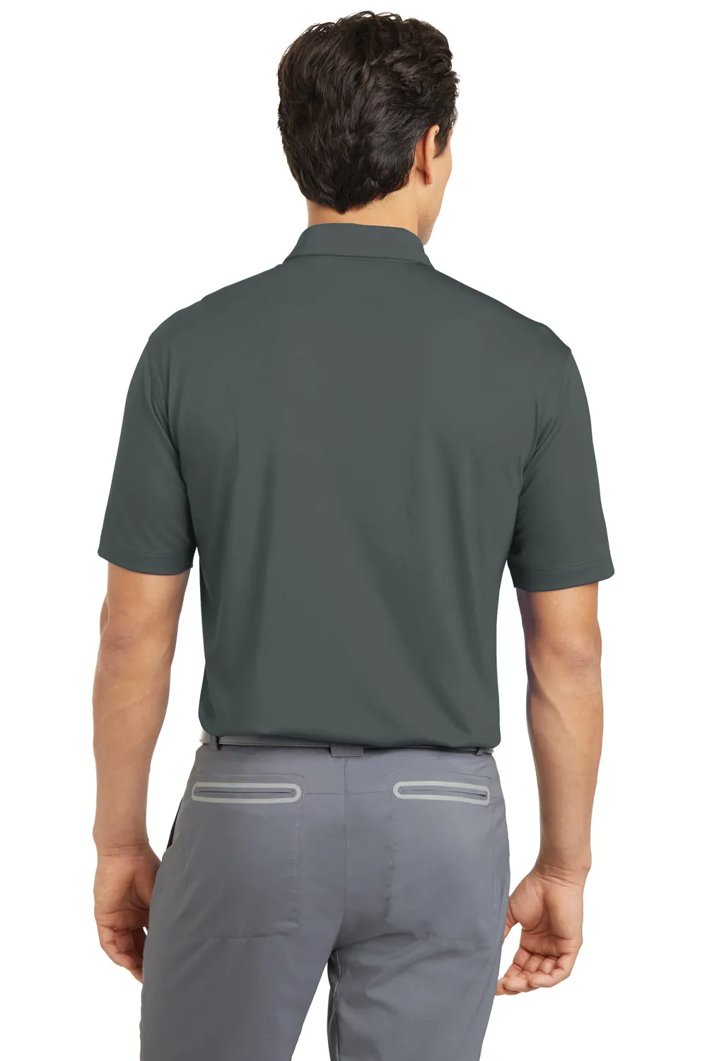Nike Mens Dri-Fit Moisture Wicking Short Sleeve Polo Shirt - Anthracite Grey