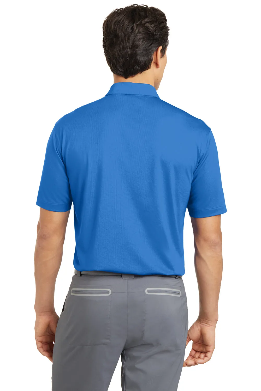 Nike Mens Dri-Fit Moisture Wicking Short Sleeve Polo Shirt - Brisk Blue