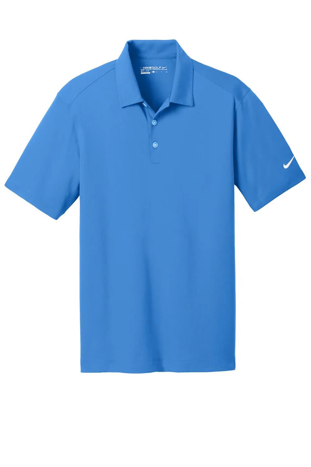 Nike Mens Dri-Fit Moisture Wicking Short Sleeve Polo Shirt - Brisk Blue