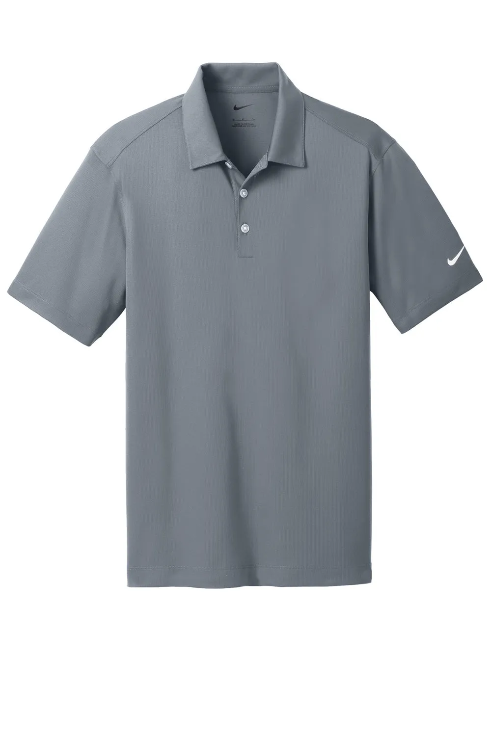 Nike Mens Dri-Fit Moisture Wicking Short Sleeve Polo Shirt - Cool Grey