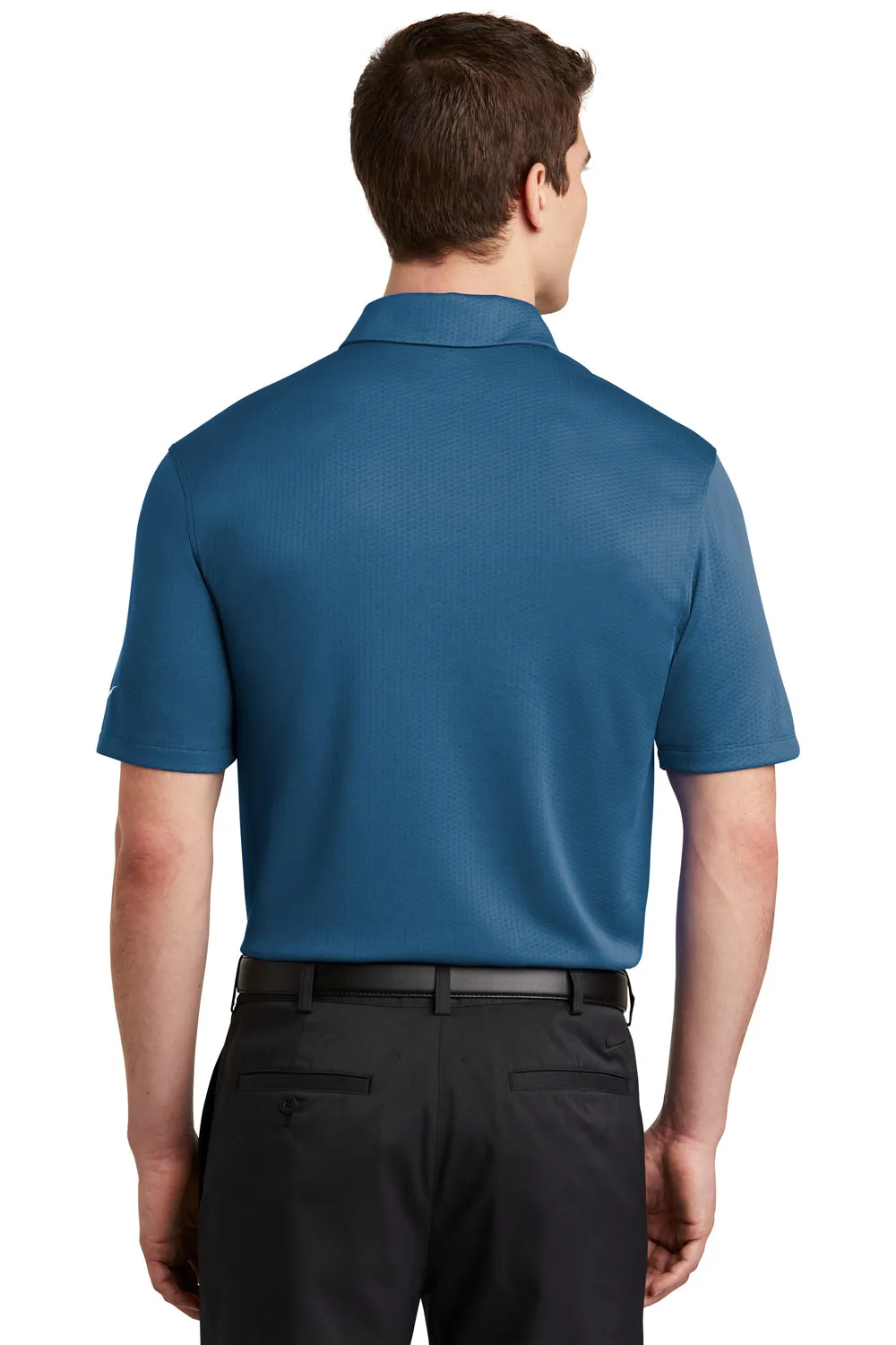 Nike Mens Dri-Fit Moisture Wicking Short Sleeve Polo Shirt - Court Blue