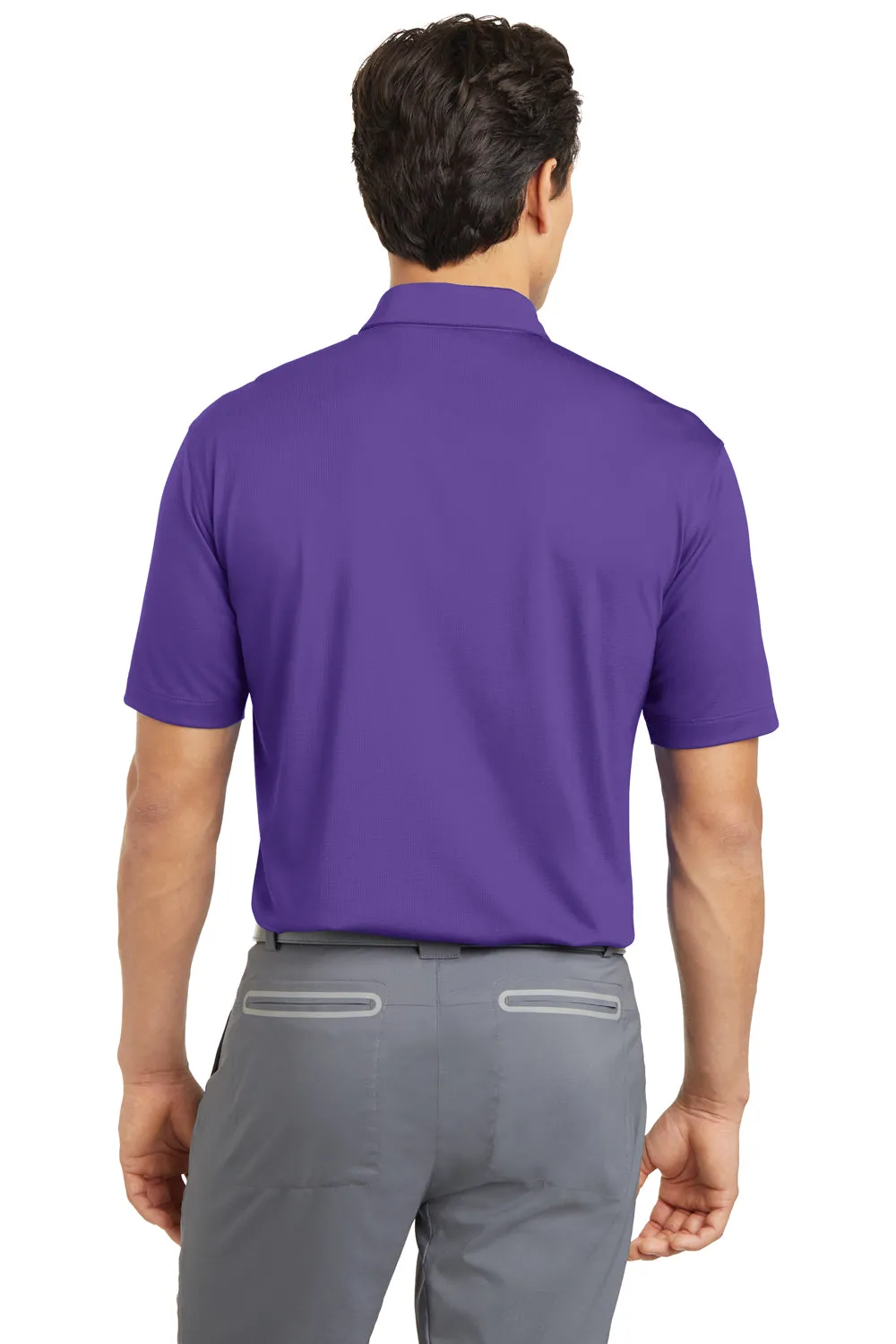 Nike Mens Dri-Fit Moisture Wicking Short Sleeve Polo Shirt - Court Purple