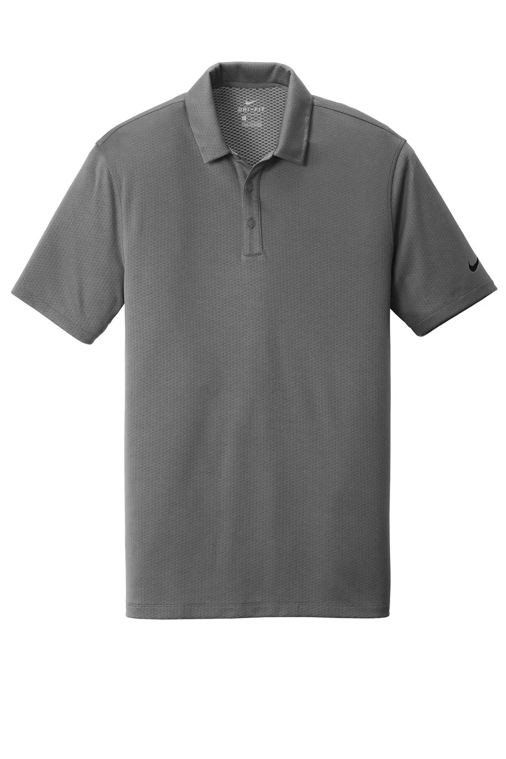 Nike Mens Dri-Fit Moisture Wicking Short Sleeve Polo Shirt - Dark Grey