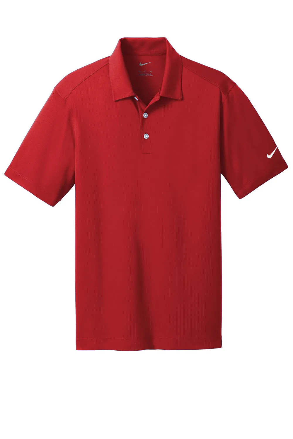 Nike Mens Dri-Fit Moisture Wicking Short Sleeve Polo Shirt - University Red
