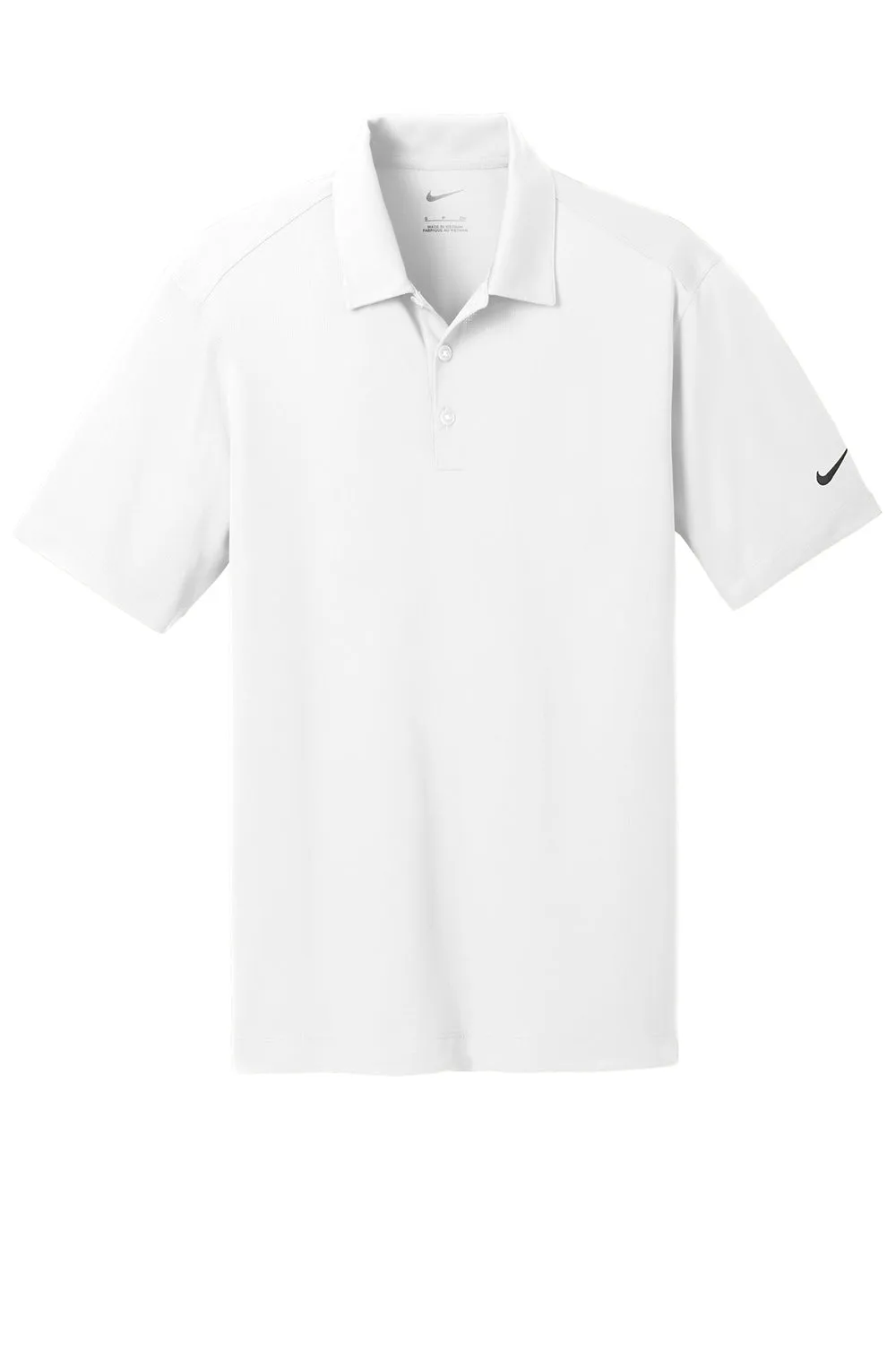 Nike Mens Dri-Fit Moisture Wicking Short Sleeve Polo Shirt - White