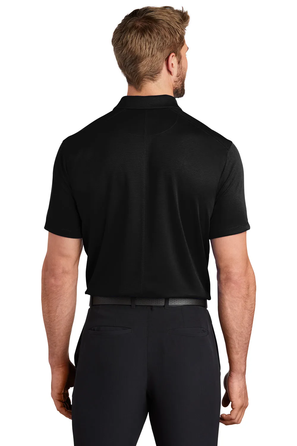 Nike Mens Essential Dri-Fit Moisture Wicking Short Sleeve Polo Shirt - Black