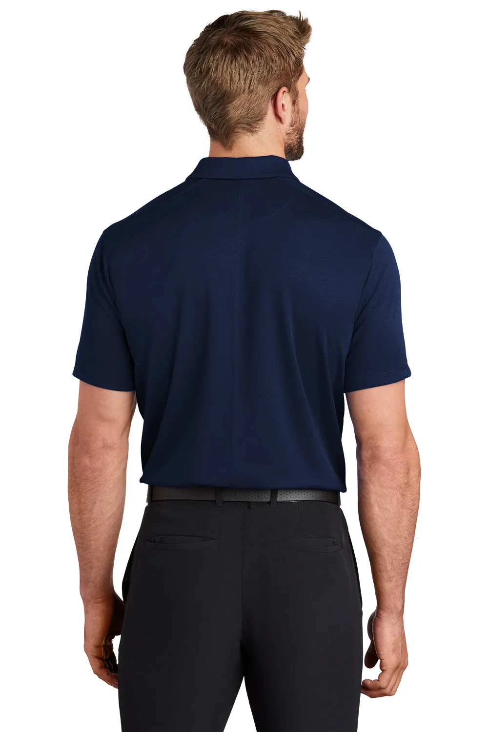 Nike Mens Essential Dri-Fit Moisture Wicking Short Sleeve Polo Shirt - Midnight Navy Blue