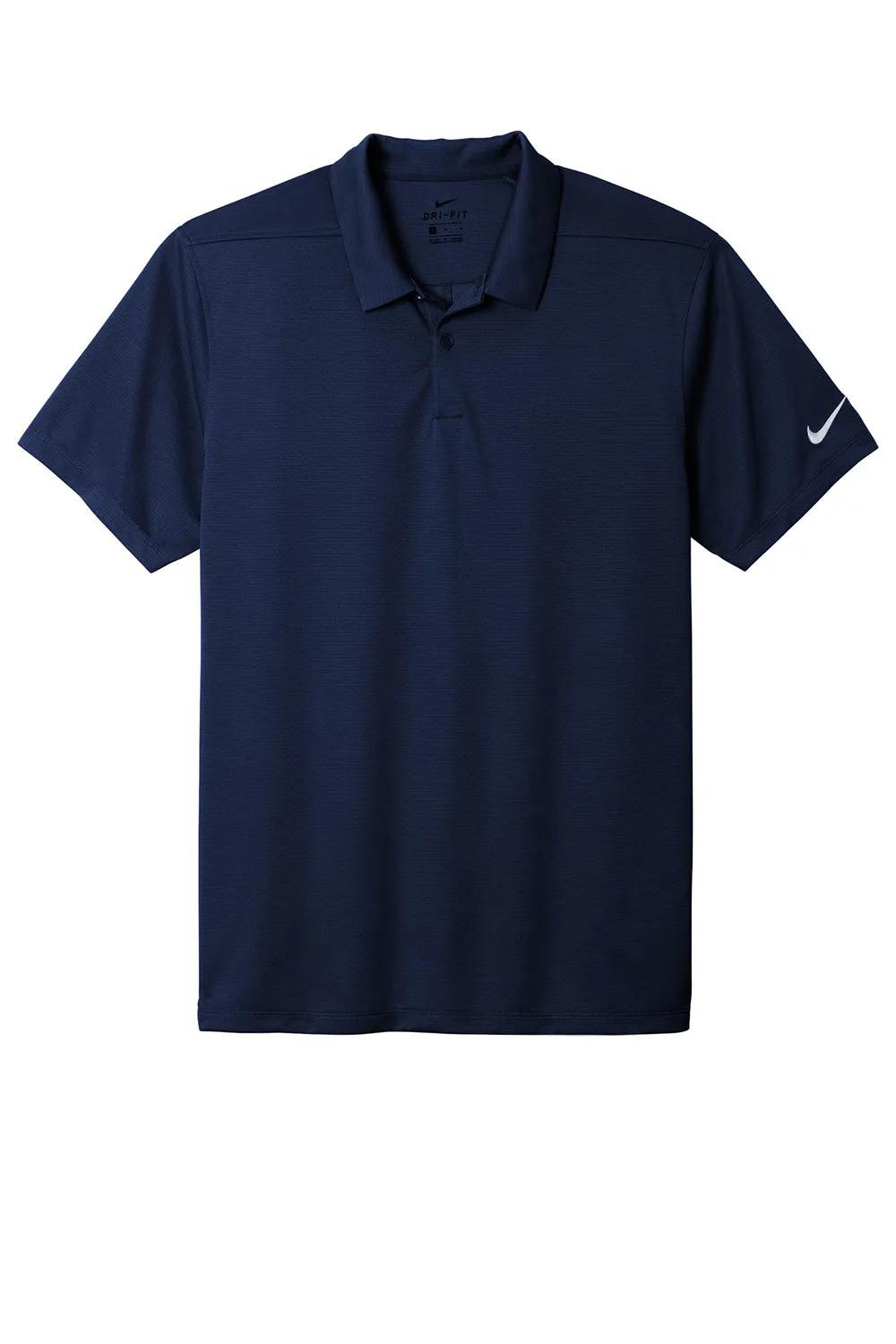 Nike Mens Essential Dri-Fit Moisture Wicking Short Sleeve Polo Shirt - Midnight Navy Blue