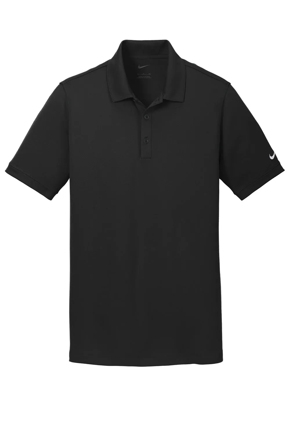 Nike Mens Icon Dri-Fit Moisture Wicking Short Sleeve Polo Shirt - Black