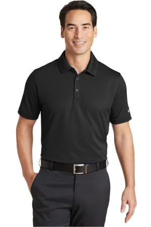 Nike Mens Icon Dri-Fit Moisture Wicking Short Sleeve Polo Shirt - Black