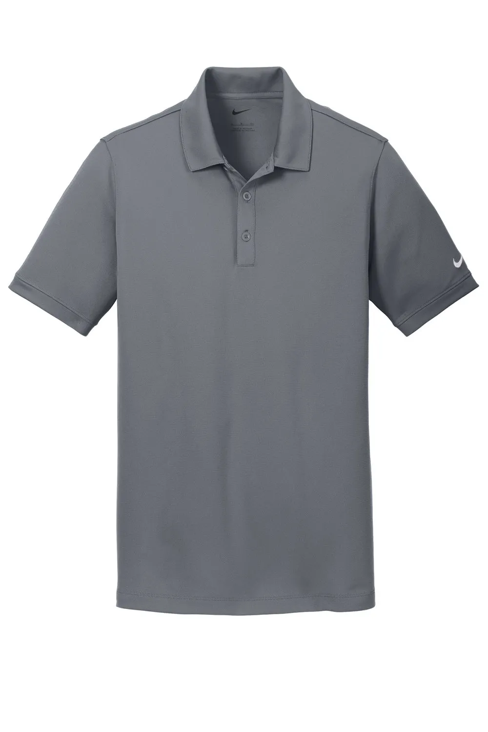 Nike Mens Icon Dri-Fit Moisture Wicking Short Sleeve Polo Shirt - Dark Grey