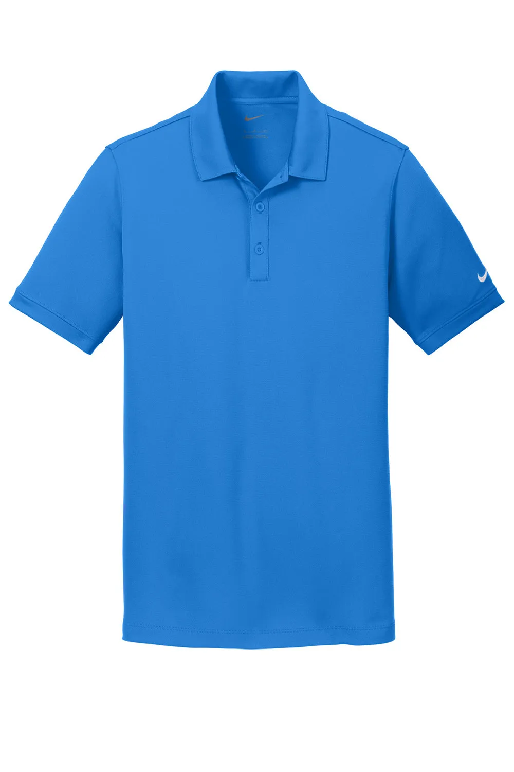 Nike Mens Icon Dri-Fit Moisture Wicking Short Sleeve Polo Shirt - Light Photo Blue