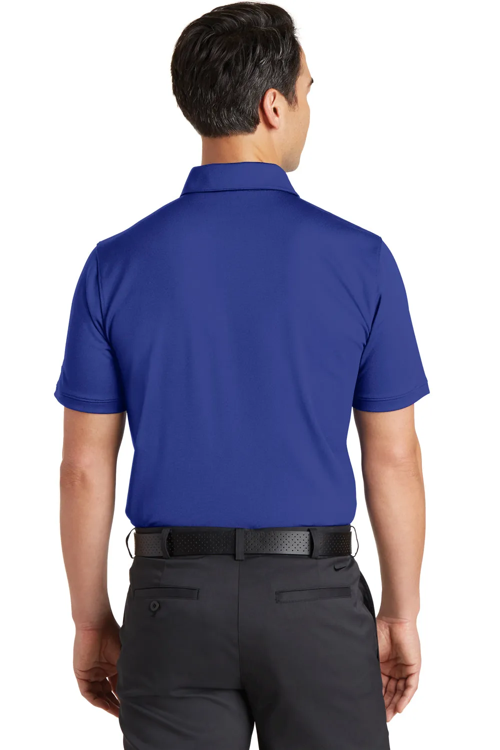 Nike Mens Icon Dri-Fit Moisture Wicking Short Sleeve Polo Shirt - Royal Blue