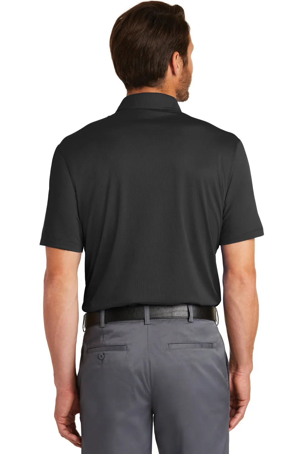 Nike Mens Legacy Dri-Fit Moisture Wicking Short Sleeve Polo Shirt - Black