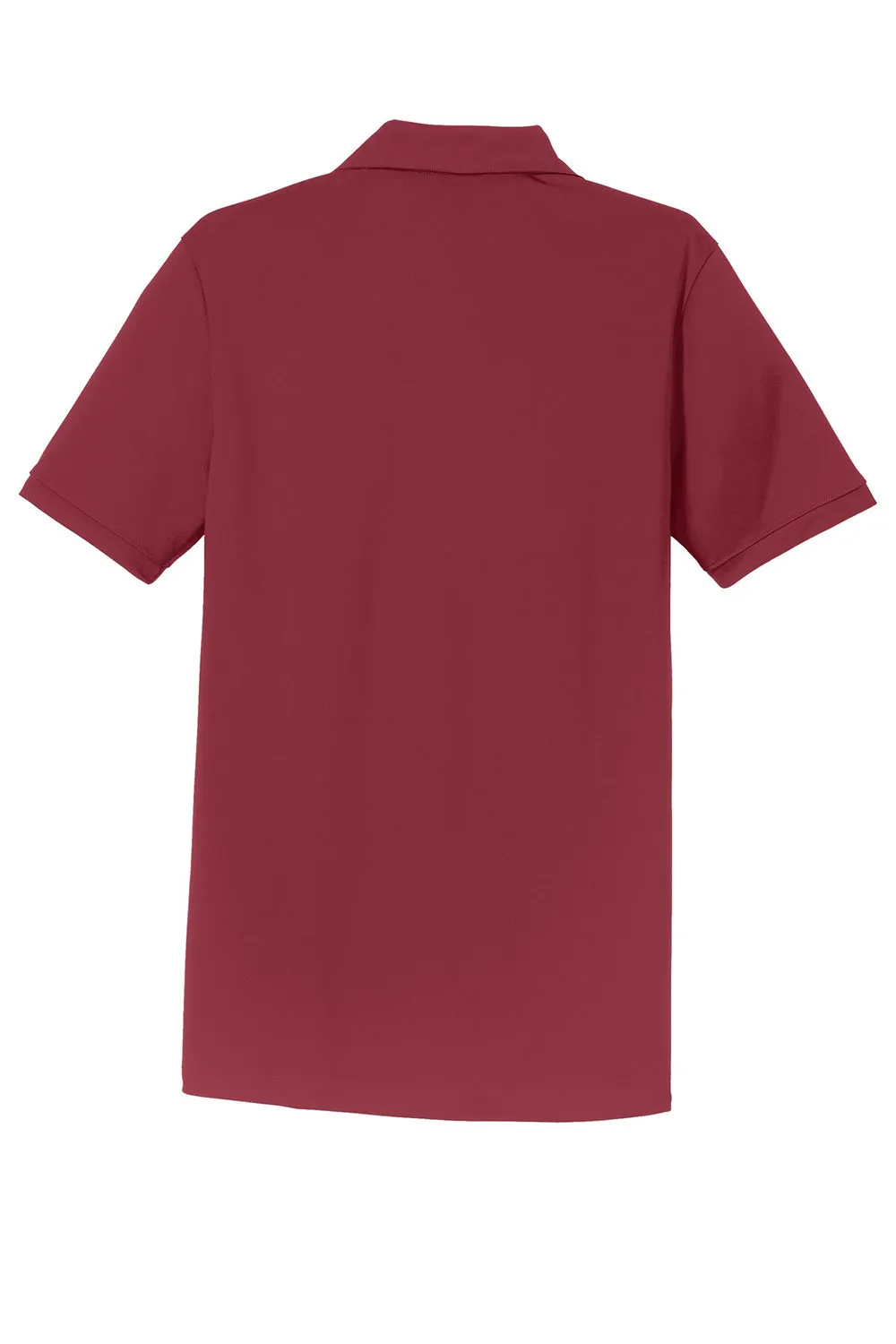 Nike Mens Players Dri-Fit Moisture Wicking Short Sleeve Polo Shirt - Team Red