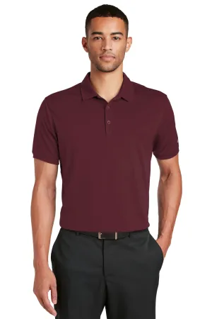 Nike Mens Players Dri-Fit Moisture Wicking Short Sleeve Polo Shirt - Team Red