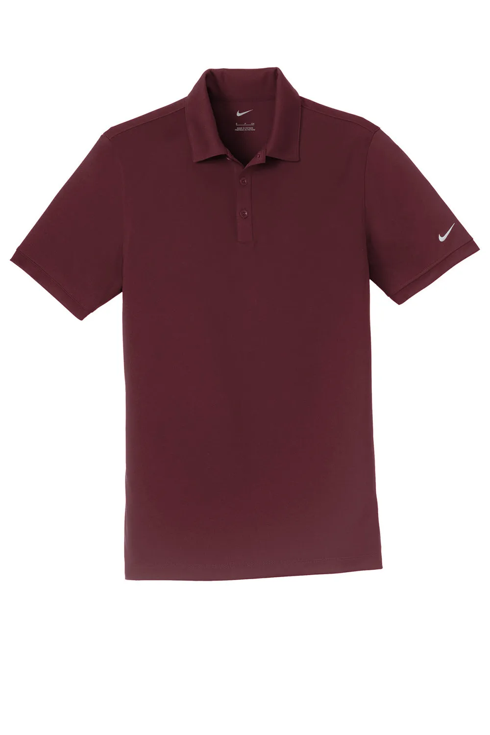 Nike Mens Players Dri-Fit Moisture Wicking Short Sleeve Polo Shirt - Team Red