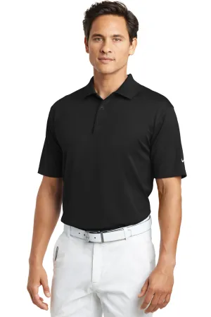 Nike Mens Tech Basic Dri-Fit Moisture Wicking Short Sleeve Polo Shirt - Black