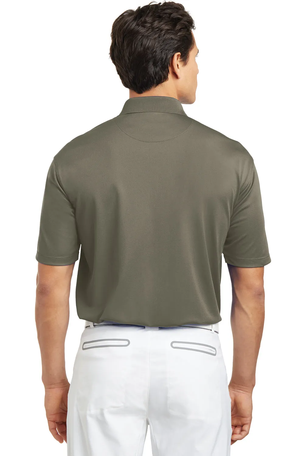 Nike Mens Tech Basic Dri-Fit Moisture Wicking Short Sleeve Polo Shirt - Olive Khaki