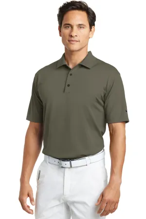 Nike Mens Tech Basic Dri-Fit Moisture Wicking Short Sleeve Polo Shirt - Olive Khaki