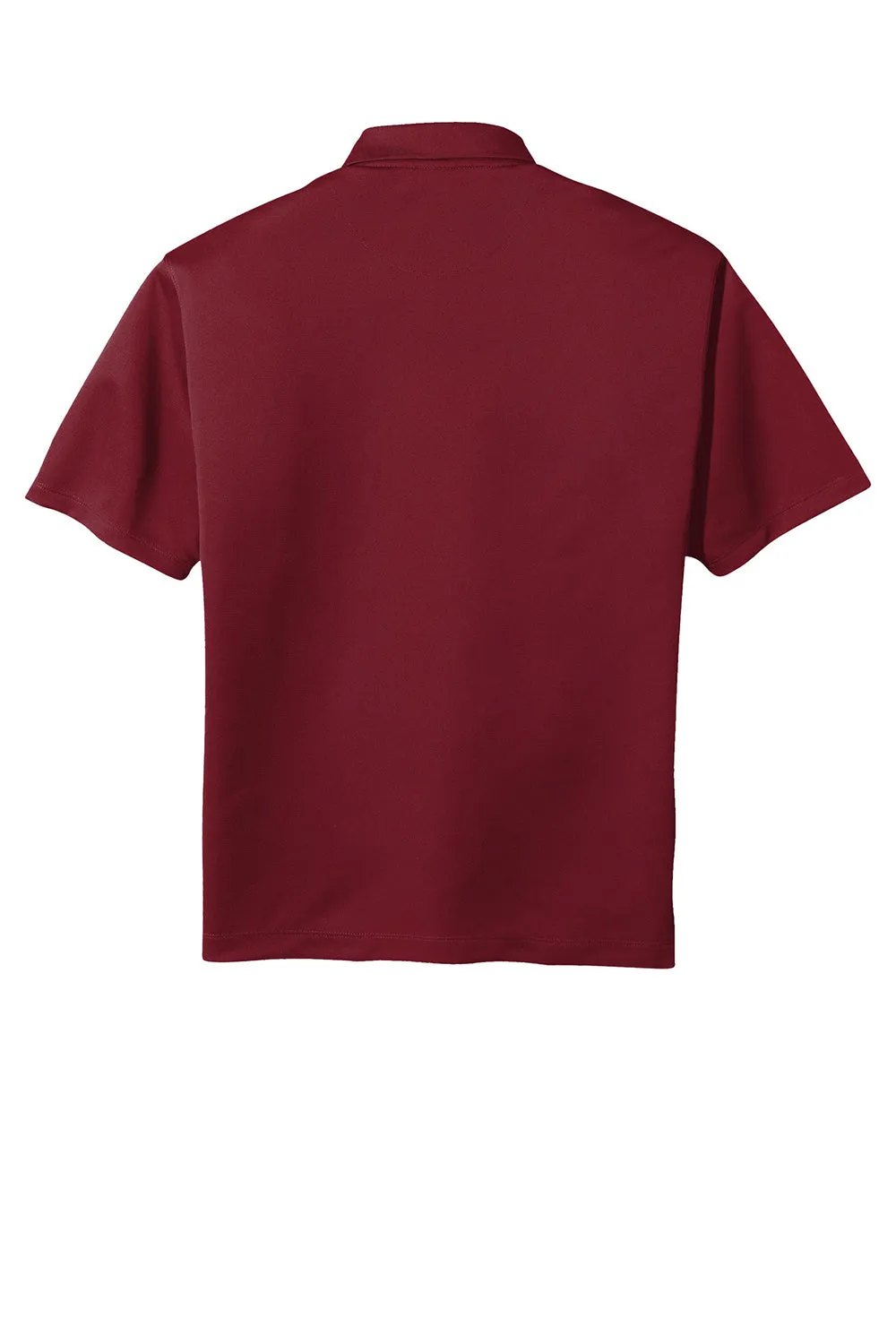 Nike Mens Tech Basic Dri-Fit Moisture Wicking Short Sleeve Polo Shirt - Team Red