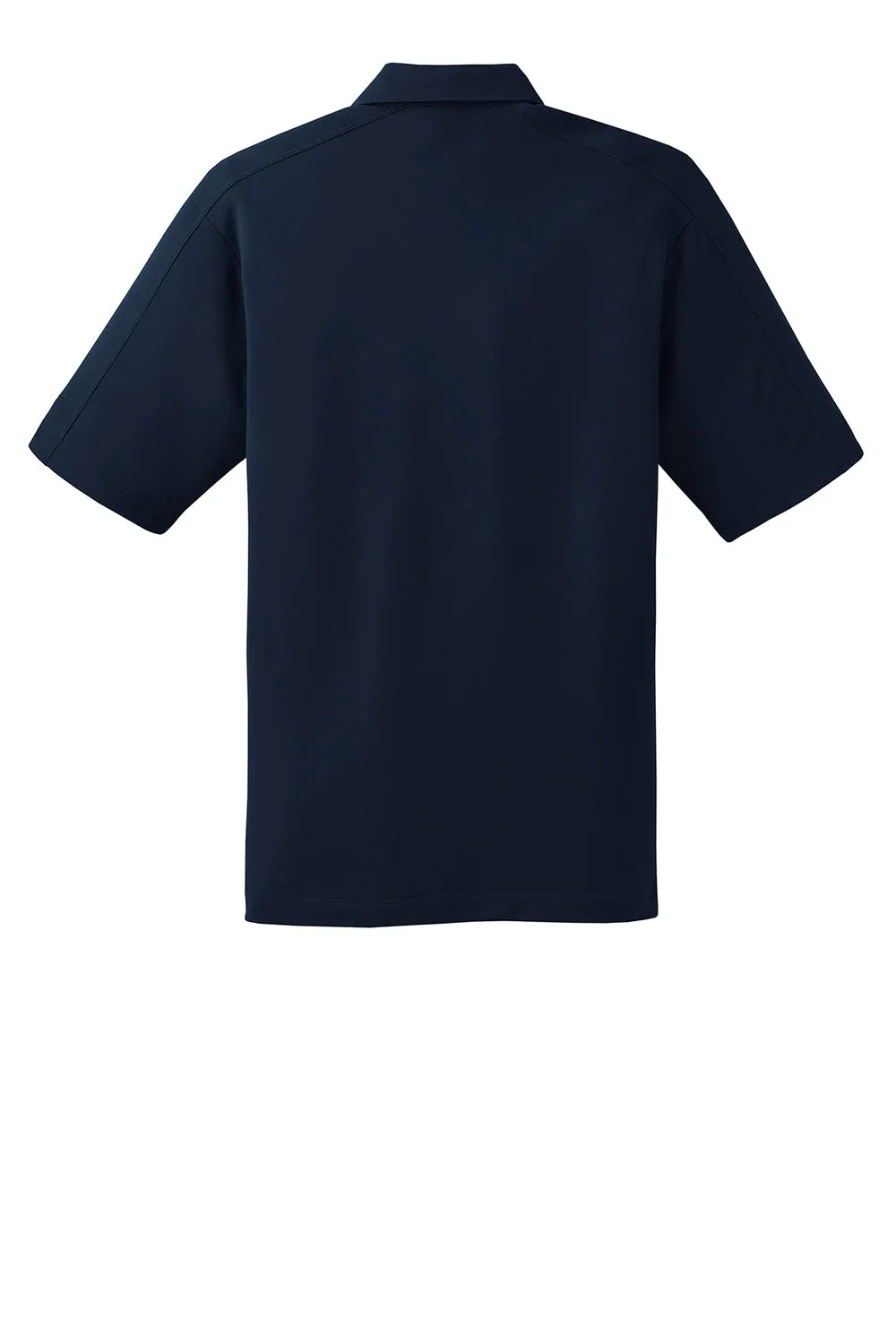 Nike Mens Tech Sport Dri-Fit Moisture Wicking Short Sleeve Polo Shirt - Navy Blue