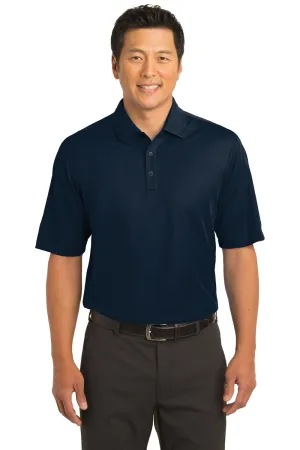 Nike Mens Tech Sport Dri-Fit Moisture Wicking Short Sleeve Polo Shirt - Navy Blue