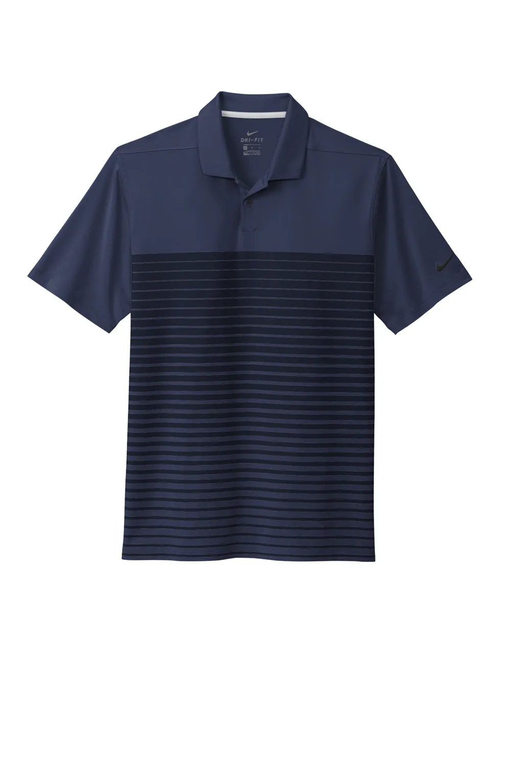 Nike Mens Vapor Block Dri-Fit Moisture Wicking Short Sleeve Polo Shirt - Midnight Navy Blue