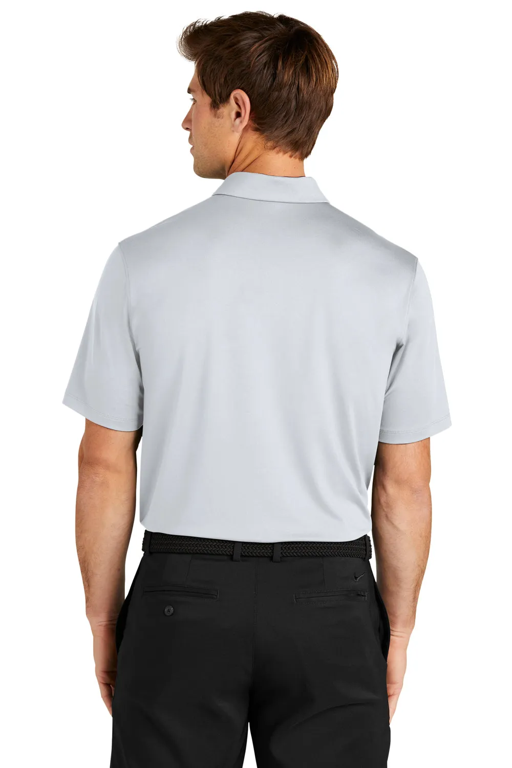 Nike Mens Vapor Block Dri-Fit Moisture Wicking Short Sleeve Polo Shirt - Wolf Grey