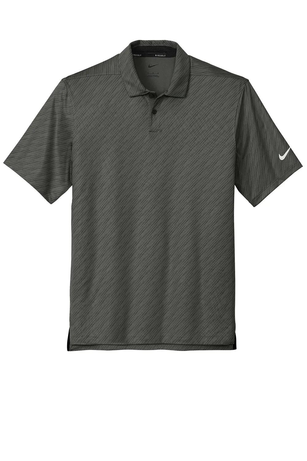 Nike Mens Vapor Dash Dri-Fit Moisture Wicking Short Sleeve Polo Shirt - Anthracite Grey