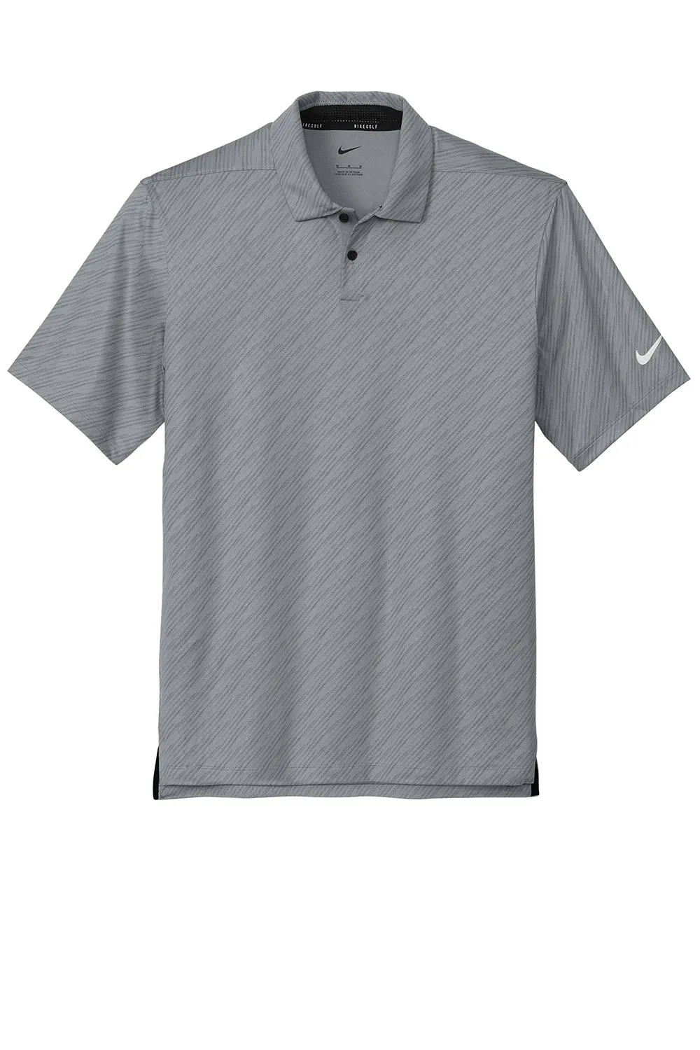 Nike Mens Vapor Dash Dri-Fit Moisture Wicking Short Sleeve Polo Shirt - Cool Grey