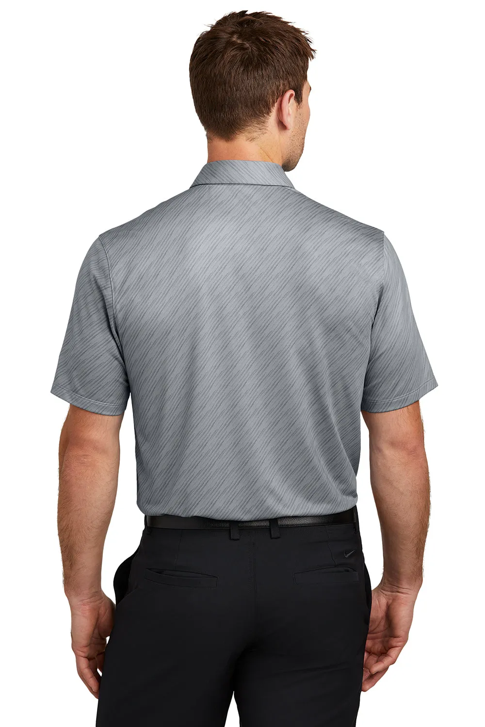 Nike Mens Vapor Dash Dri-Fit Moisture Wicking Short Sleeve Polo Shirt - Cool Grey