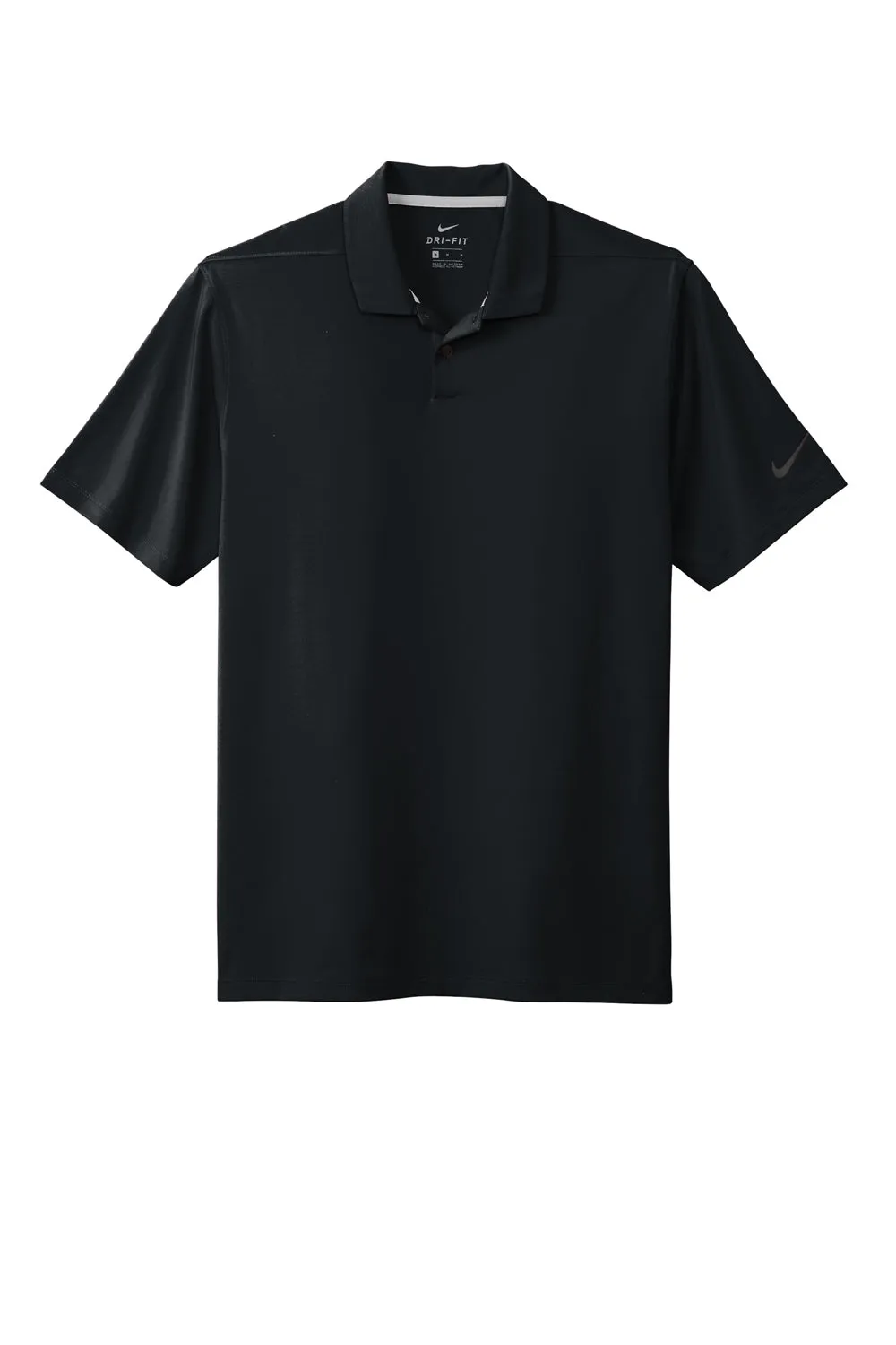 Nike Mens Vapor Dri-Fit Moisture Wicking Short Sleeve Polo Shirt - Black