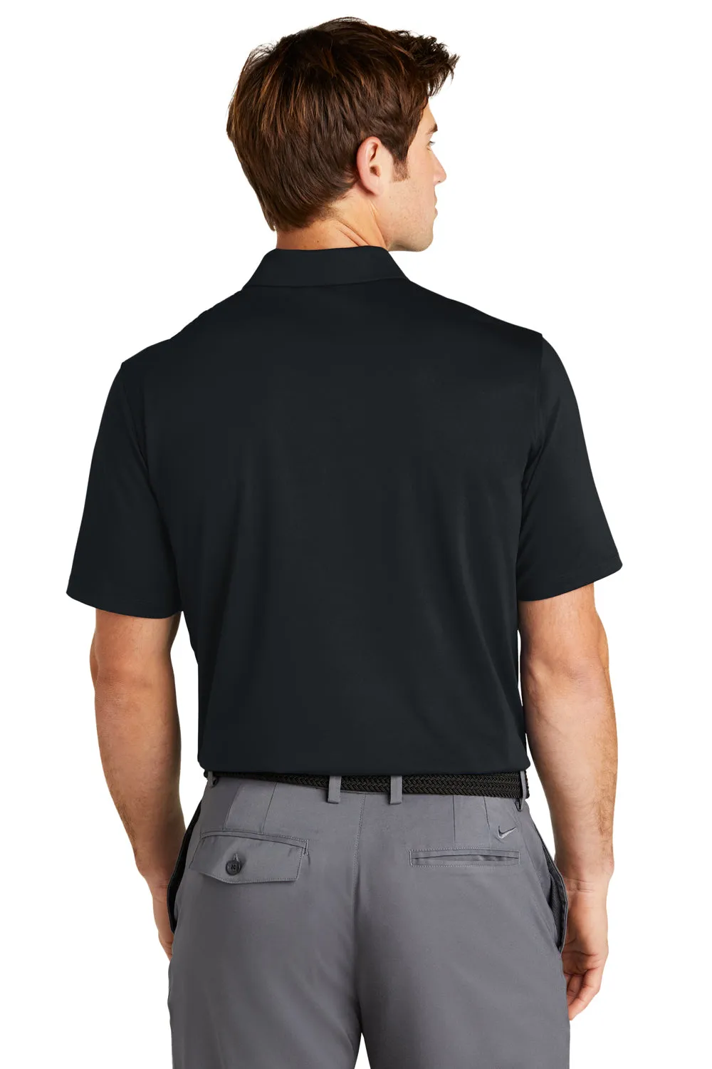 Nike Mens Vapor Dri-Fit Moisture Wicking Short Sleeve Polo Shirt - Black