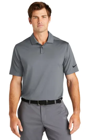 Nike Mens Vapor Dri-Fit Moisture Wicking Short Sleeve Polo Shirt - Cool Grey