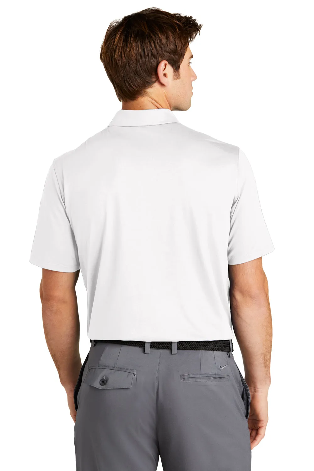 Nike Mens Vapor Dri-Fit Moisture Wicking Short Sleeve Polo Shirt - White