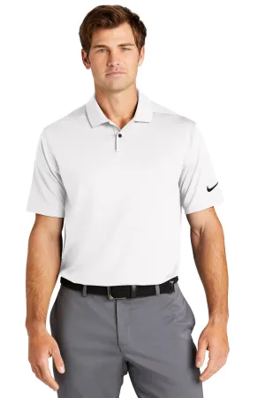 Nike Mens Vapor Dri-Fit Moisture Wicking Short Sleeve Polo Shirt - White