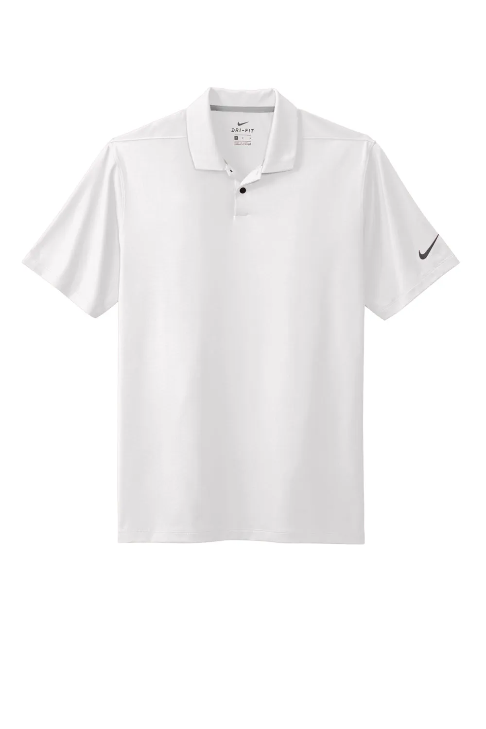 Nike Mens Vapor Dri-Fit Moisture Wicking Short Sleeve Polo Shirt - White
