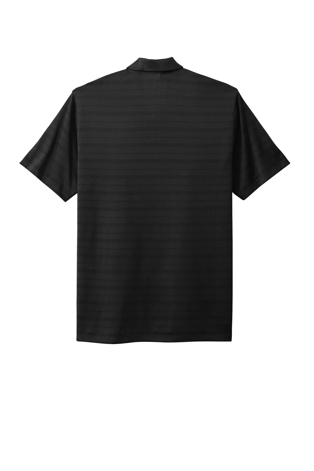 Nike Mens Vapor Jacquard Dri-Fit Moisture Wicking Short Sleeve Polo Shirt - Black