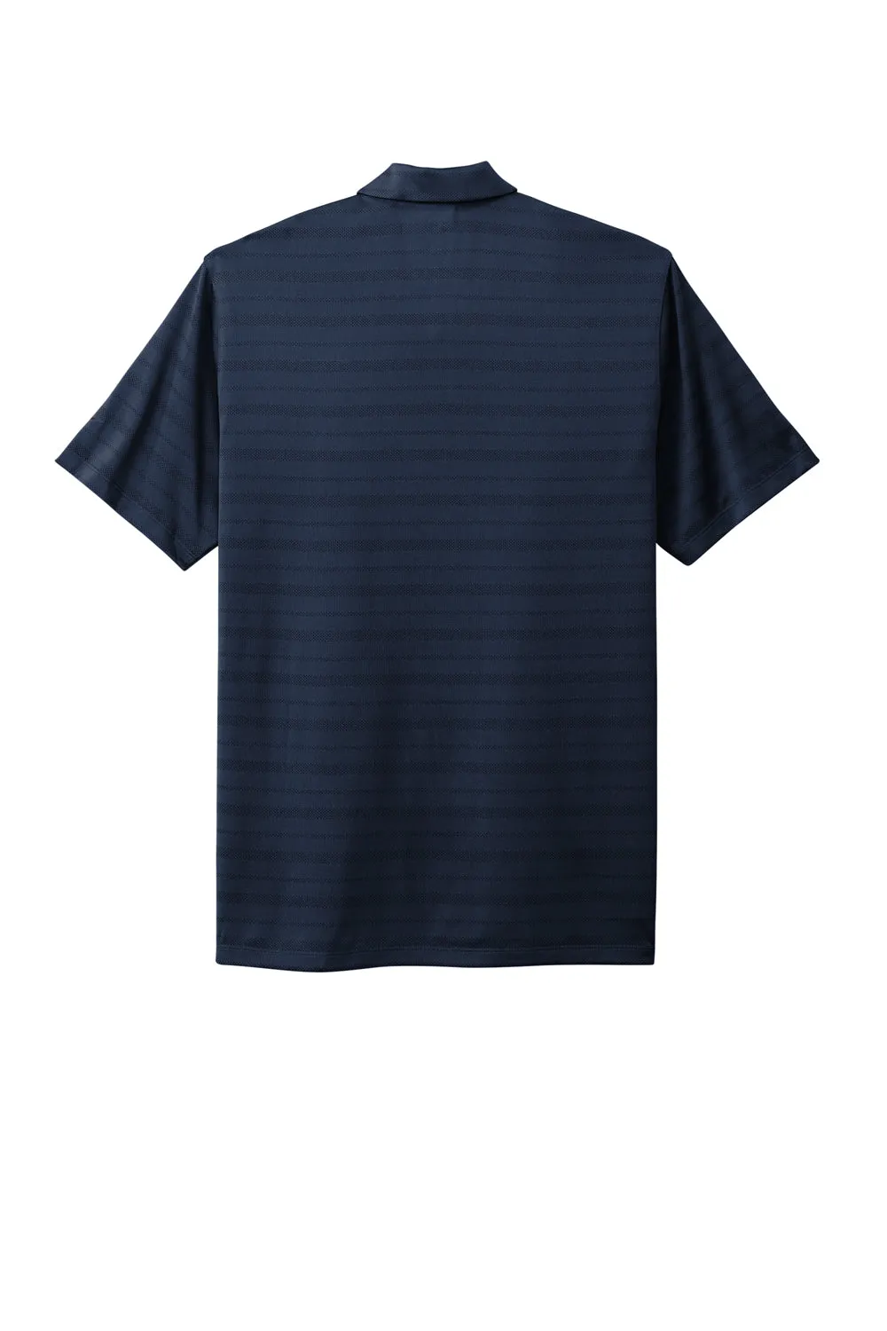 Nike Mens Vapor Jacquard Dri-Fit Moisture Wicking Short Sleeve Polo Shirt - Navy Blue