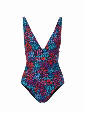 Niki One Piece In Bloom fashionable beach swimwear, modern womens bikinis