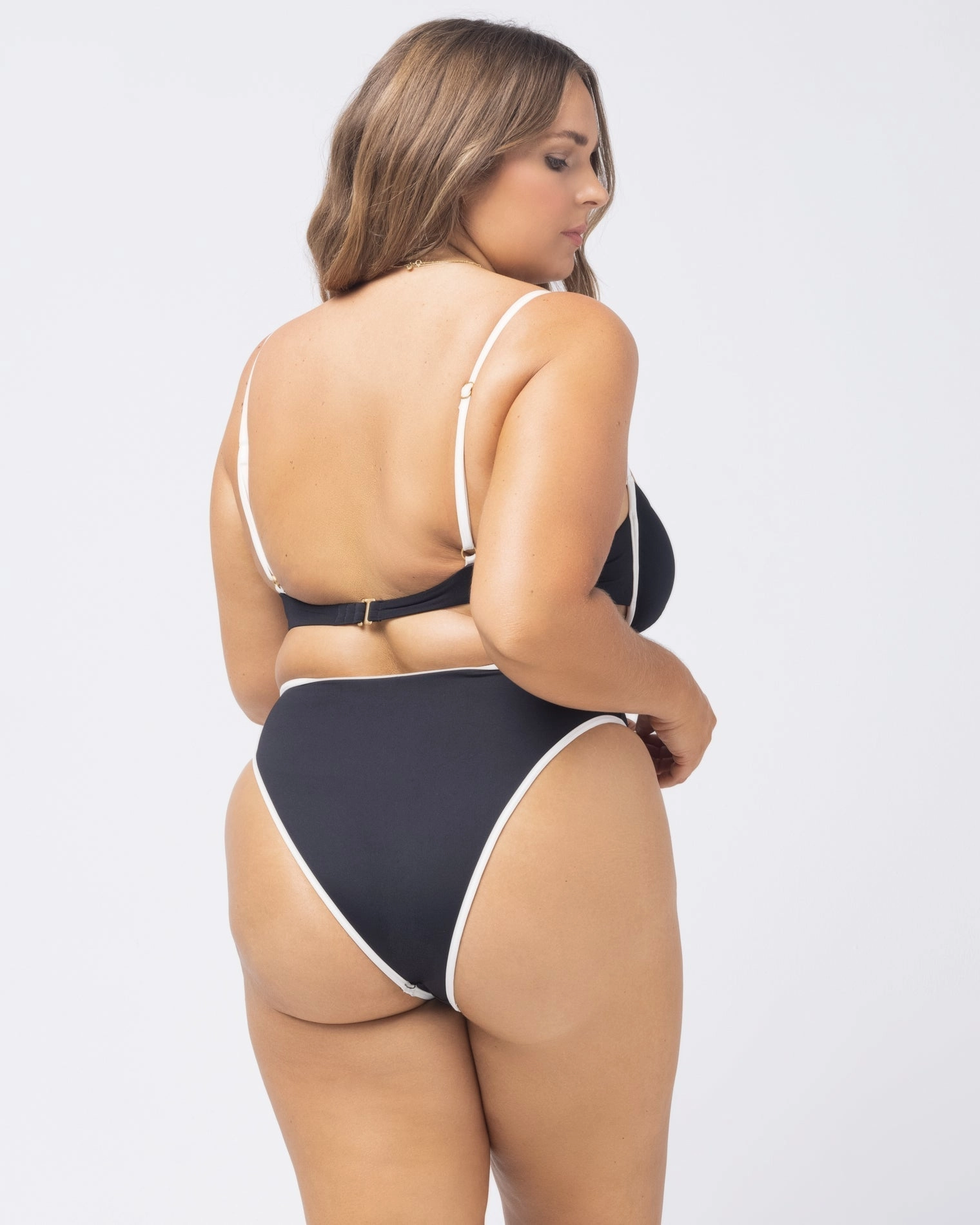 Nora Bikini Bottom - Black Cream