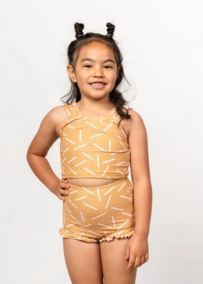 Off The Grid | Mini All Ruffled Up Bottoms cute girls swimsuits, stylish swimwear for girls